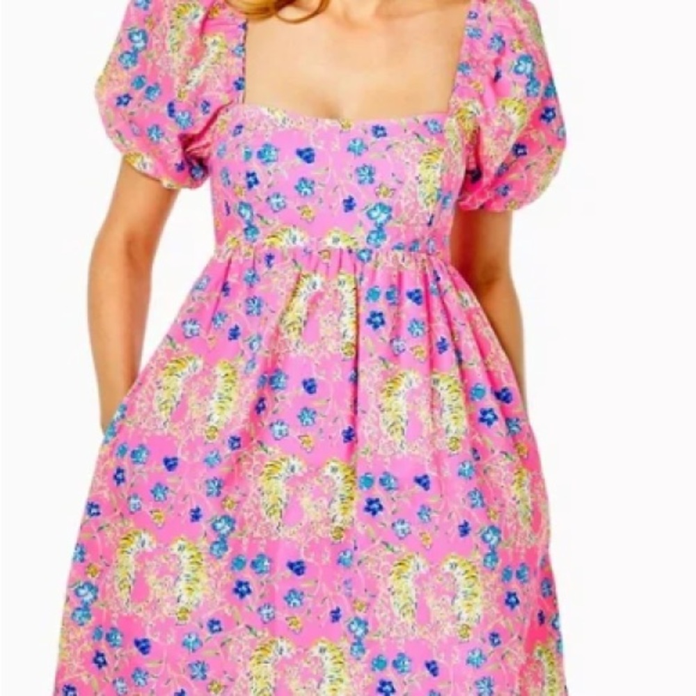 Lilly Pulitzer Pink Floral Mini Dress - NWT